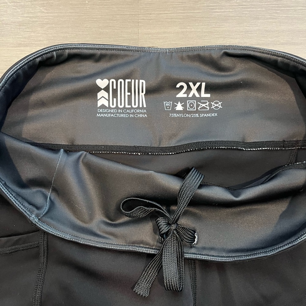 Coeur Sports Little Black Run Shorts - XXL - Picture 3 of 5
